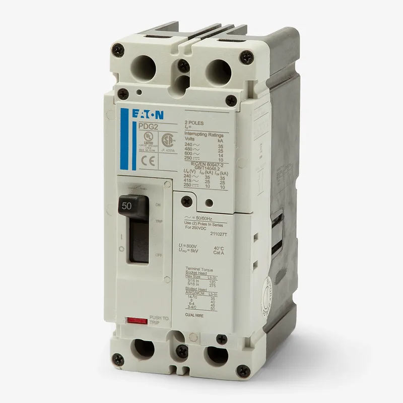 Top Rated Eaton / Cutler-Hammer PDG22M0050TFFJ - 50A 2 Pole Molded Case Circuit Breaker