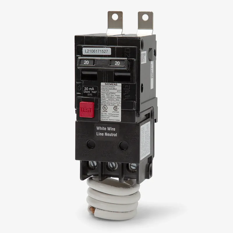 Limited Time Siemens BE220H - 20A GFEP Molded Case Circuit Breaker