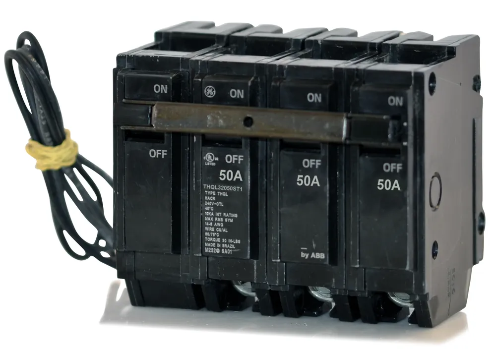 Discount ABB / General Electric THQL32050ST1 - 50A 3 Pole Miniature Circuit Breaker