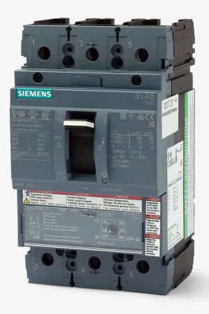 Siemens 3VA5222-6EC31-0AA0 - 225A 3 Pole Molded Case Circuit Breaker Professional Grade