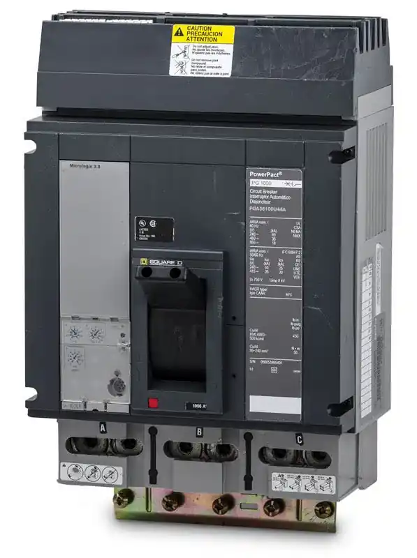 Square D PGA36100U44A - 1000A 3 Pole Molded Case Circuit Breaker Affordable