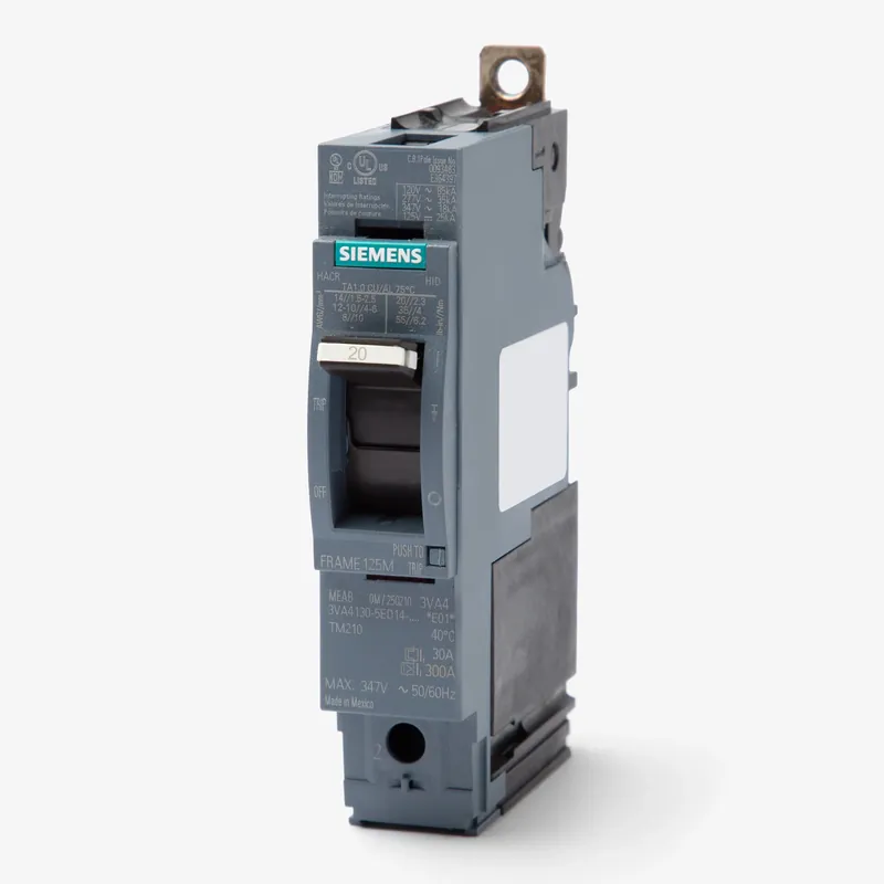 High Quality Siemens 3VA4120-5ED14-0AA0 - 20A 1 Pole Molded Case Circuit Breaker