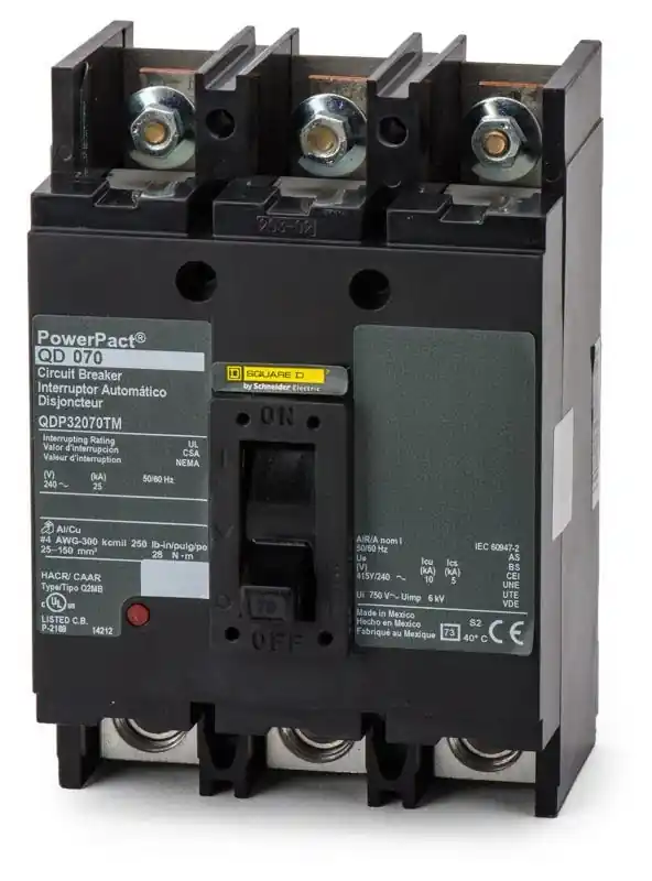 Square D QDP32070TM - 70A 3 Pole Molded Case Circuit Breaker Express Delivery
