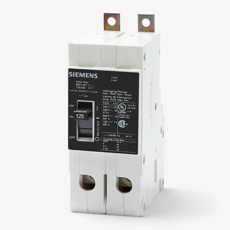 Next Day Delivery Siemens HGB2B125B - 125A 2 Pole Molded Case Circuit Breaker