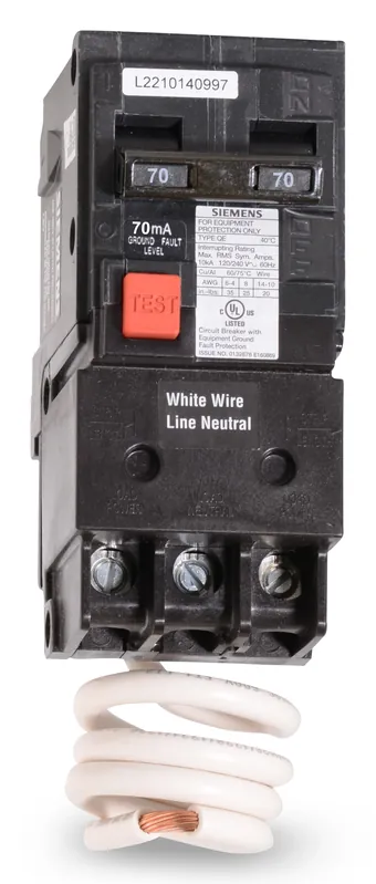 Place Order Square D QE270VH - 70A 2 Pole Molded Case Circuit Breaker
