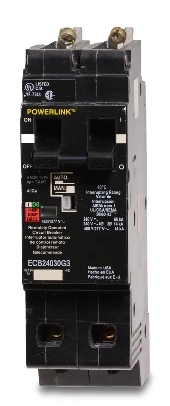 Square D ECB24030G3 - 30A 2 Pole Miniature Circuit Breaker Top Pick