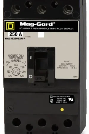 Best Price Square D KAL3625032M - 250A 3 Pole Motor Circuit Protector