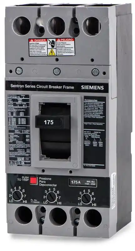 Bargain Siemens HHFD63B175 - 175A 3 Pole Molded Case Circuit Breaker