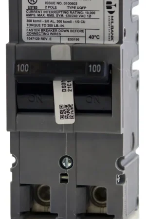 Hassle-Free Returns Zinsco QFP100-2 - 100A 2 Pole Molded Case Circuit Breaker