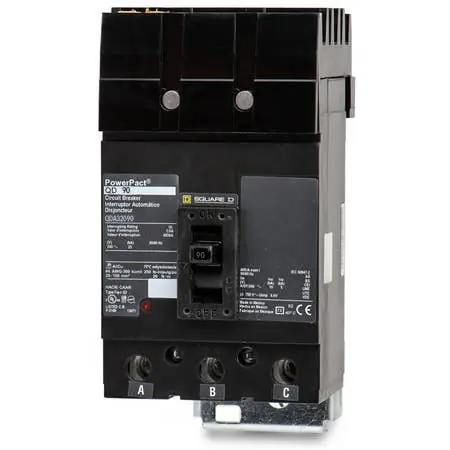 Secure Checkout Square D QDA32090 - 90A 3 Pole Molded Case Circuit Breaker