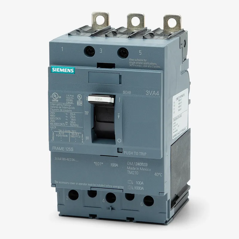 Siemens 3VA4125-5ED34-0AA0 - 25A 3 Pole Molded Case Circuit Breaker One Day Deal