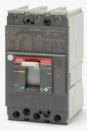 ABB XT1NU3100AFD000XXX - 100A 3 Pole Molded Case Circuit Breaker Super Sale