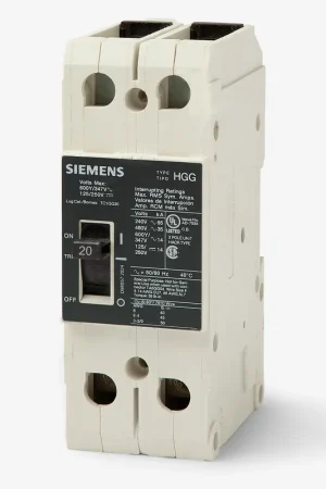 Buy Direct Siemens HGG2B020L - 20A 2 Pole Molded Case Circuit Breaker