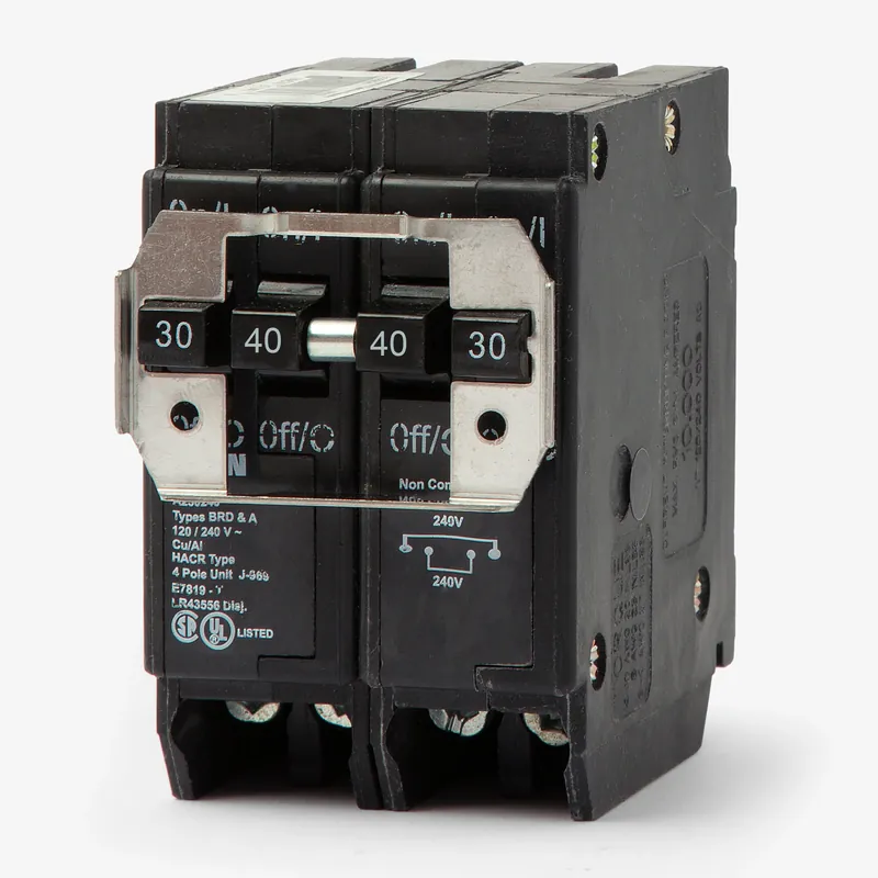 Professional Grade Eaton / Cutler-Hammer BQC230240 - 30/40A Quadplex Miniature Circuit Breaker