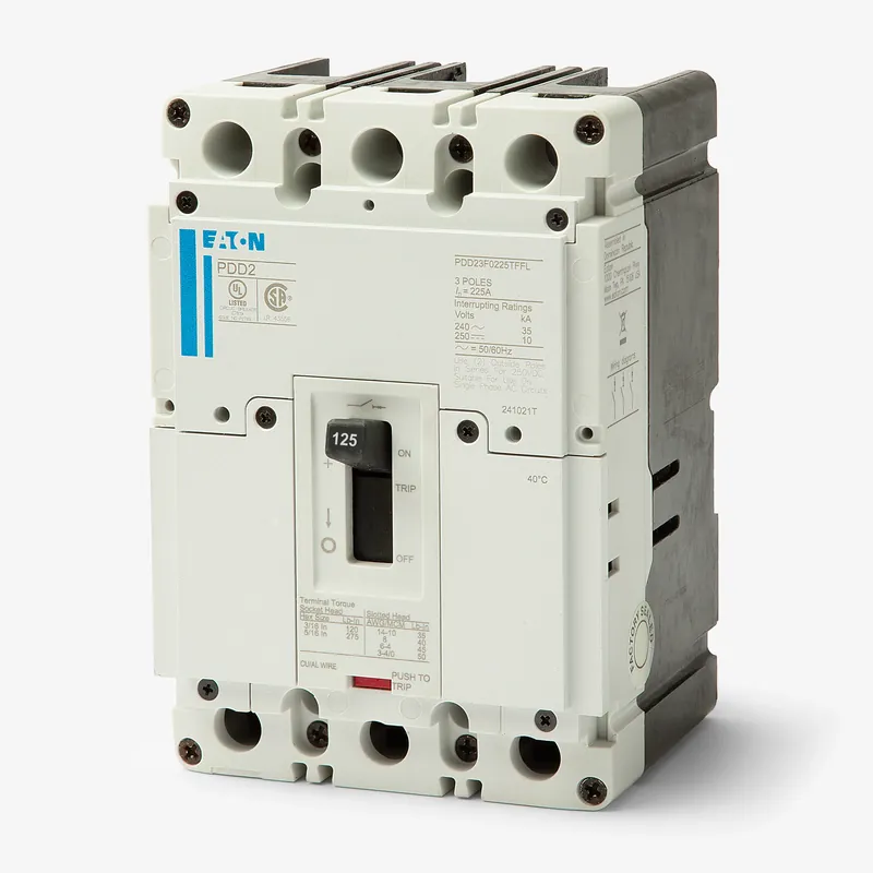 Hot Deal Eaton / Cutler-Hammer PDD23F0125TFFL - 125A 3 Pole Molded Case Circuit Breaker
