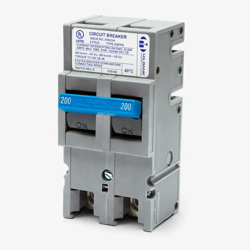 Trusted Brand Milbank UQFPH-200 2 Pole Circuit Breaker