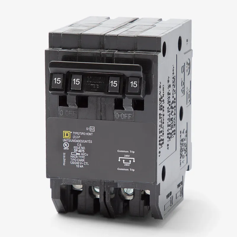 Square D HOMT215215 - 15/15A Quad Tandem Miniature Circuit Breaker Order Now