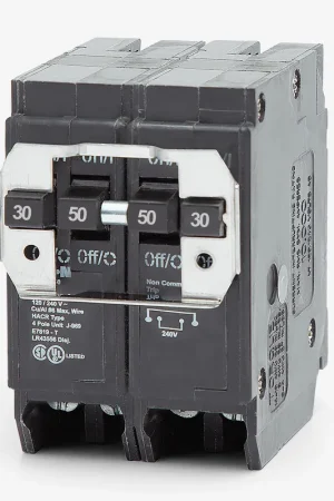 Buy Direct Eaton / Cutler-Hammer BRDC230250 - 30/50A Quadplex Miniature Circuit Breaker