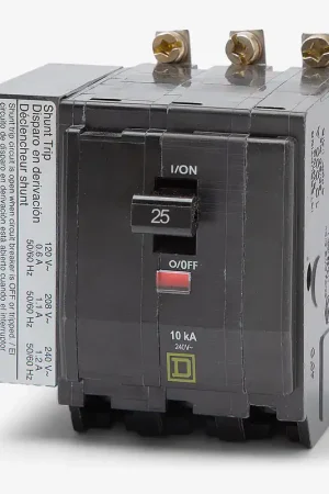 Square D QOB3251021 - 25A 3 Pole Miniature Circuit Breaker Holiday Sale