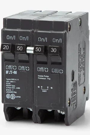 Eaton / Cutler-Hammer BQC2502030 - 20/50/30A Quadplex Miniature Circuit Breaker Mega Sale