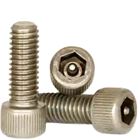 Authentic 8-32 x 5/8" Socket Head Cap Screws Tamper-Resistant, 18-8 Stainless Steel, Full Thread, Coarse (UNC), Qty 100