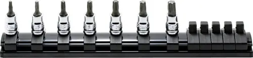 Price Cut Ko-ken RS2025Z/7-L28 1/4 Sq. Dr. 7 Piece Z-Series TORX Bit Socket Set T10-T40 Length 28mm