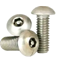New Arrival 8-32 x 3/8" Button Head Socket Cap Screws, Tamper-Resistant, 18-8 Stainless Steel, Full Thread, Coarse (UNC), Qty 100