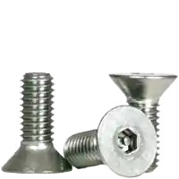 Place Order 8-32 x 1/2" Flat Head Socket Cap Screws, Tamper-Resistant, 18-8 Stainless Steel, Full Thread, Coarse (UNC), Qty 100