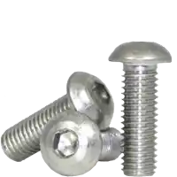 Price Cut 1/2"-13 x 1 3/4" Button Head Socket Cap Screws, Non-Standard, 18-8 Stainless Steel A2, Full Thread, Coarse (UNC), Qty 50