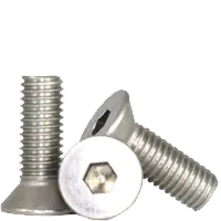 Mega Sale 10-32 x 7/16" Flat Head Socket Cap Screws, Non-Standard, 18-8 Stainless Steel A2, Fine (UNF), Qty 100