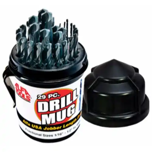 Alfa Tools S150190DM 29 pc .Us Split Point Black Drill Mug Set In Demand