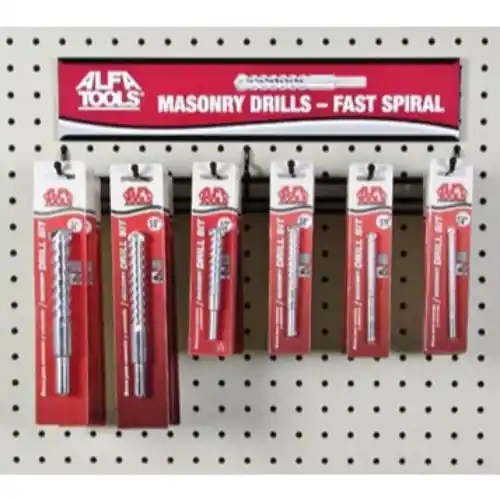 Trending Alfa Tools MDF60508C 5/16 x 6 Carbide Fast Spiral Masonry Drill Carded