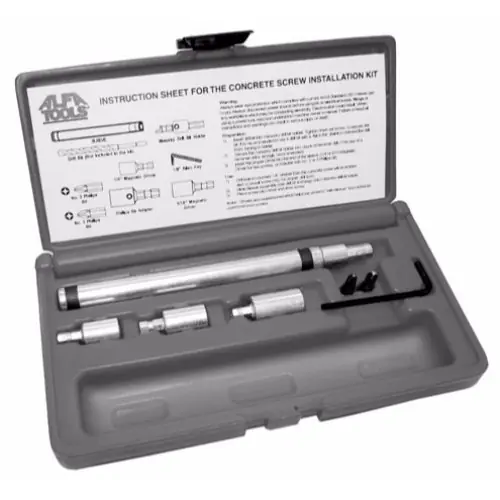 Alfa Tools MD60560 Tapcon On Concrete Screw Installation Kit Top Pick