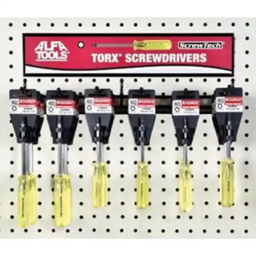 Alfa Tools SCD143H T15 x 6-1/8 Torx Screwdriver Hanger Direct From Factory