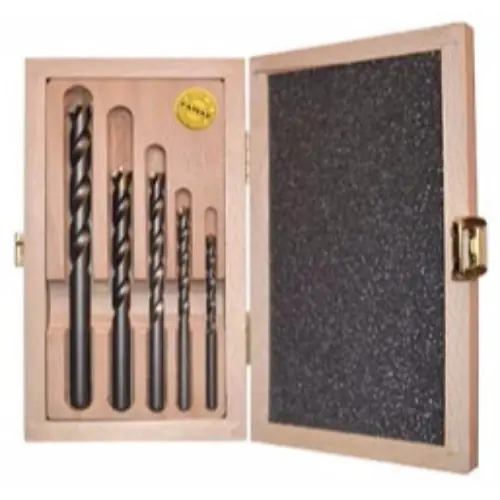 Authentic Alfa Tools BPW61136B 5 pc .5-12 mm Carbide Tipped Brad Point Set