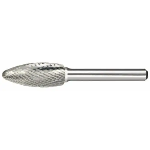 Buy Direct Alfa Tools B71274DTN Sh-6 Carbide Burr Flame Double Cut Tin Coated