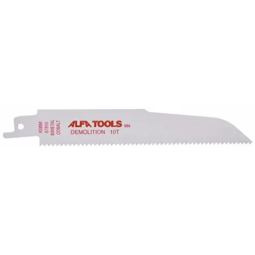 Reduced Price Alfa Tools RSBM97810 9" 10Tpi Demolition Saw Blade, 25 Pack