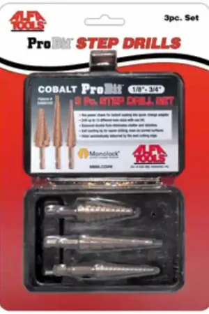 While Supplies Last Alfa Tools MBMLCO3W 3 pc Hex Shank Cobalt Probit Carded