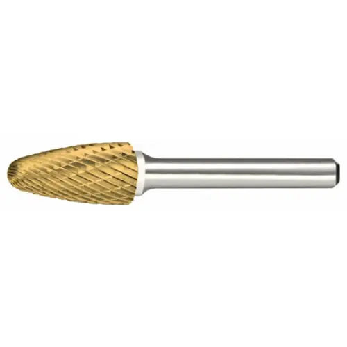 Alfa Tools B71255DTN Sf-5 Carbide Burr Tree Radius Double Cut Tin Coated Weekend Sale