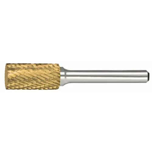 Alfa Tools B71211DTN Sa-9 Carbide Burr Cylindrical Double Cut Tin Coated Shop Now