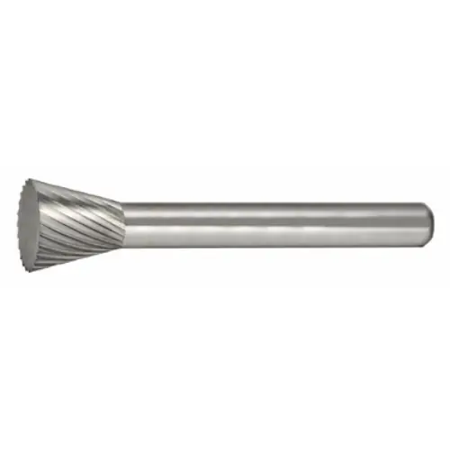 Budget Alfa Tools B71277 Sn-2 Carbide Burr Inverted Cone Single Cut