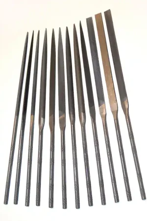 Alfa Tools F62254 6-1/4" 2 Half Round Needle File, 12 Pack Limited Offer
