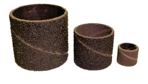 Today Only Alfa Tools ASB64513 1-1/2" x 4-1/2" 50 Grit Aluminum Oxide Spiral Wound Band, 25 Pack