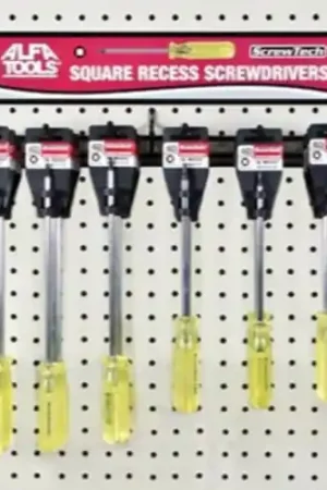 Affordable Alfa Tools SCDSQ18 18 pc Square Recess Wall Display