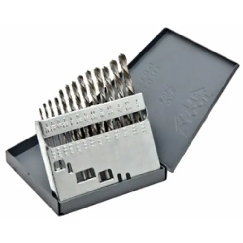 Hassle-Free Returns Alfa Tools JDL50193 15 pc HSS Alfa USA Left Hand Jobber Drill Set