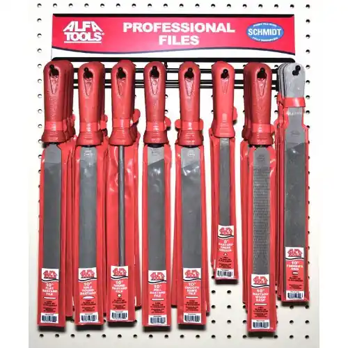 Super Sale Alfa Tools F65089HP 10" Mill Bastard File With Handle Pouched