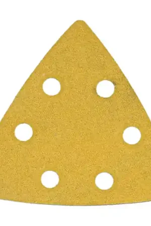 Alfa Tools VTGB1150 150G Hook & Loop Bosch 1 Triangles Gold Paper, 50 Pack Bargain
