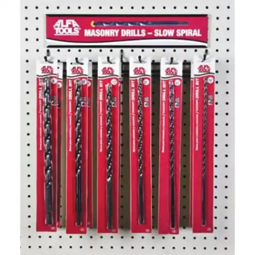 Alfa Tools WMDBL18 18 pc Black Masonry Drill Display Markdown