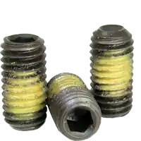 Holiday Sale 1/2"-13 x 3/4" Socket Set Screws, Cup Point, Nylon-Patch Black Oxide, Coarse (UNC), Alloy Steel, Qty 100