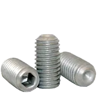 1/4"-20 x 5/16" Socket Set Screws, Cup Point, Zinc-Bake Cr+3, Coarse (UNC), Alloy Steel, Qty 100 Deal